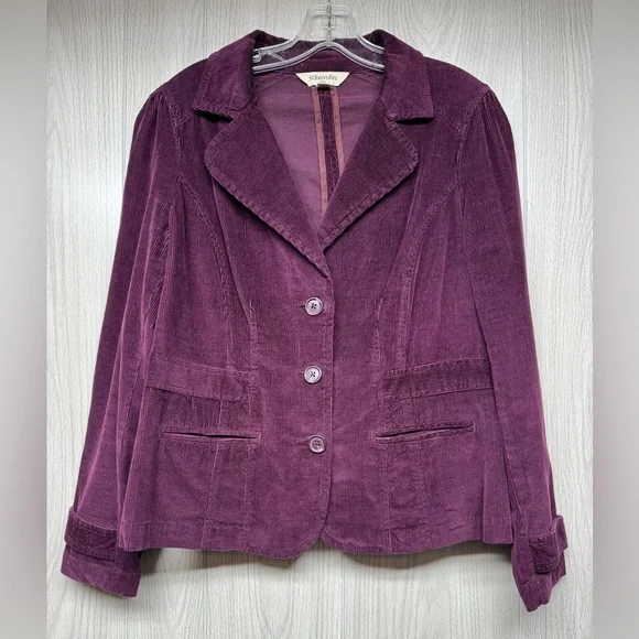 St. John’s Bay Corduroy Women’s Jacket - Size PL - Picture 1 of 6